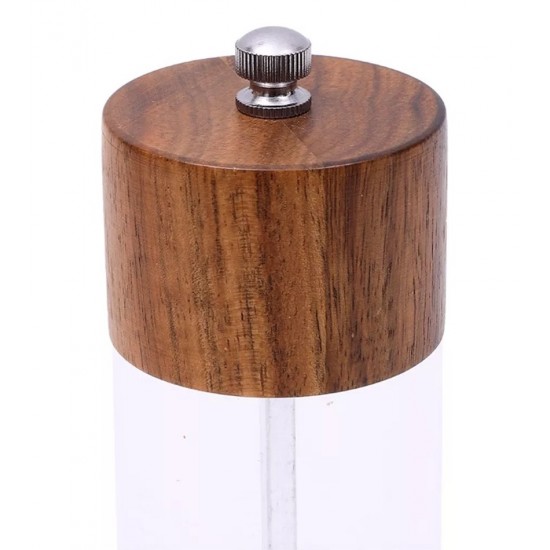 Moedor Pimenta e Sal 15cm Em Madeira Acácia Wood